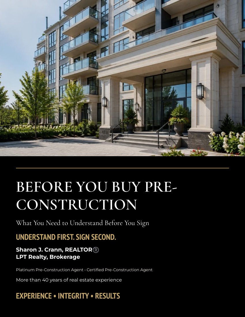 Cover of Before You Buy Pre-Construction